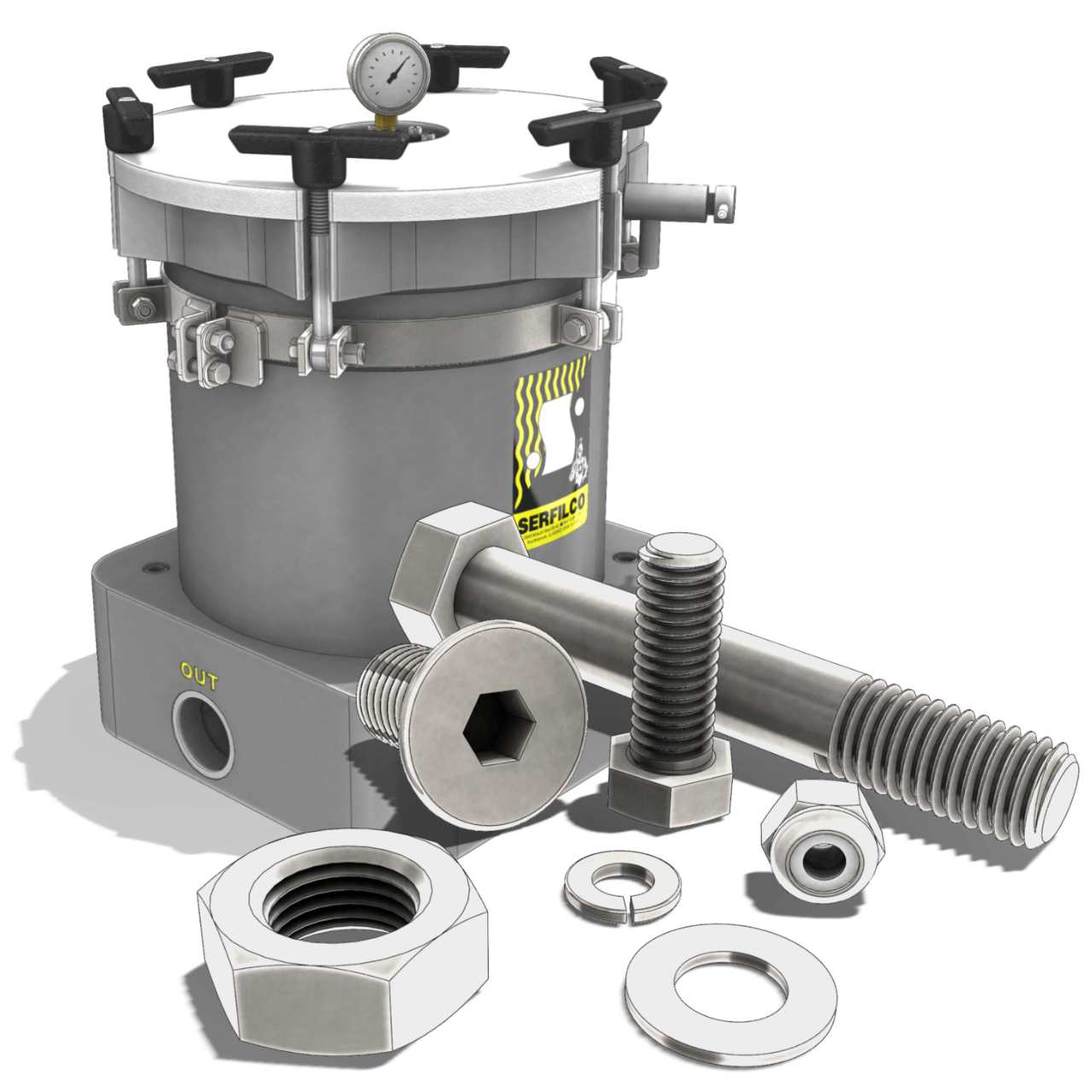 Serfilco GC Disc Chamber Part