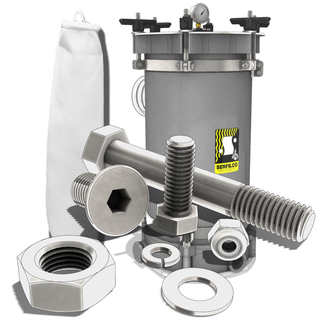 Serfilco Bag Chamber Part