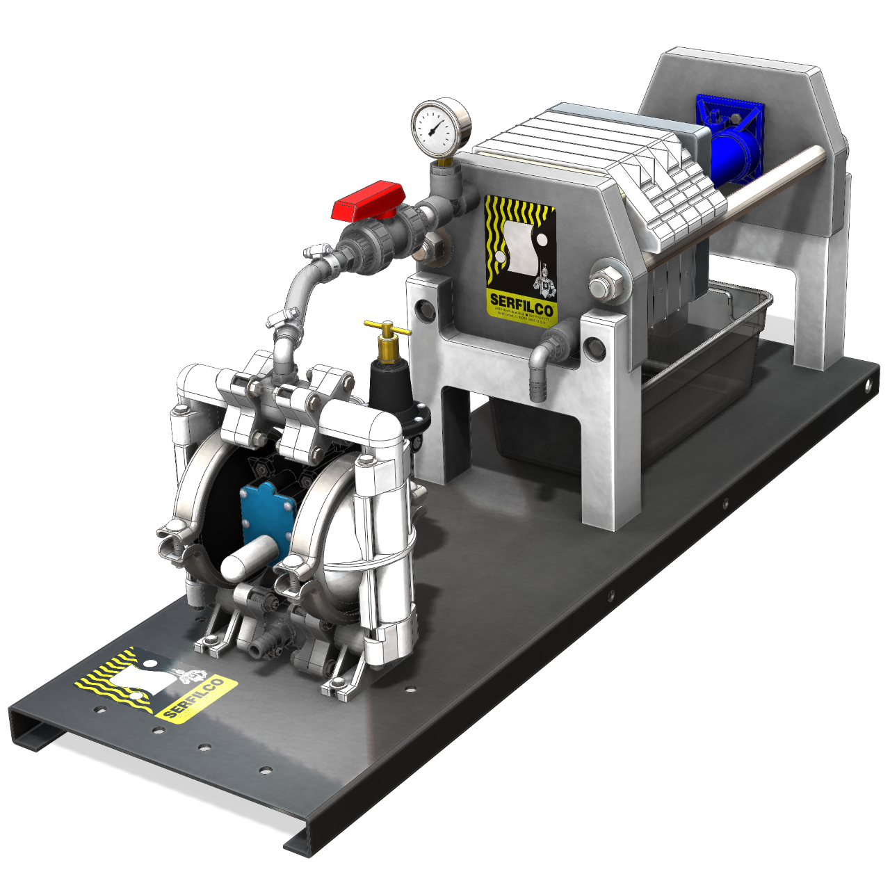 Serfilco Laboratory Filter Press
