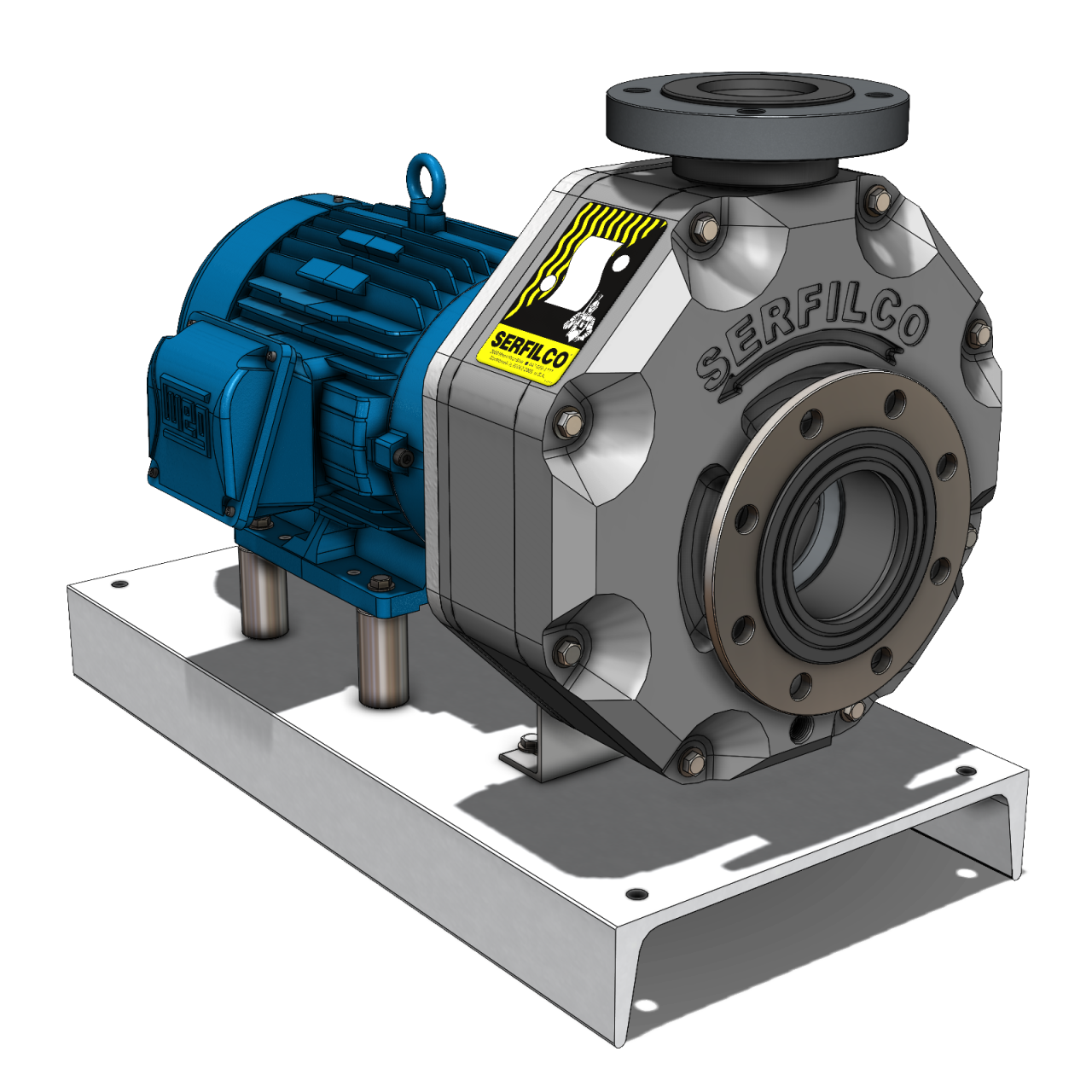 Serfilco CPVC EPDM HA Pump 47-4381-V