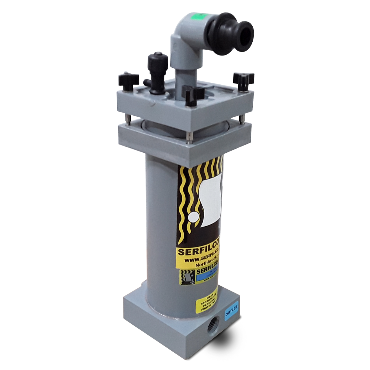 Serfilco CPVC EPDM L Bag Chamber 78-1280-C