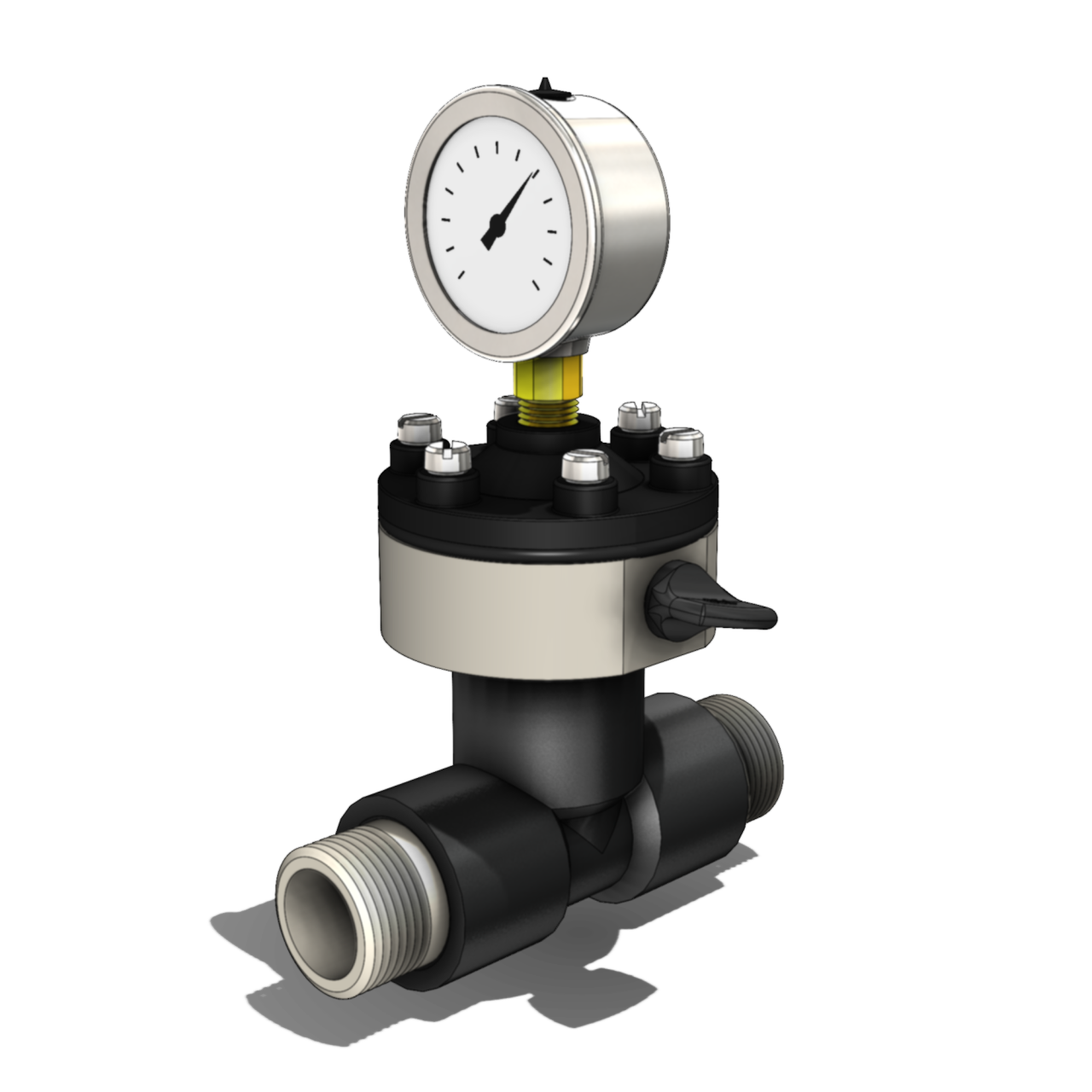 Serfilco PP EPDM In-Line Gauge Guard 99-1240-PP