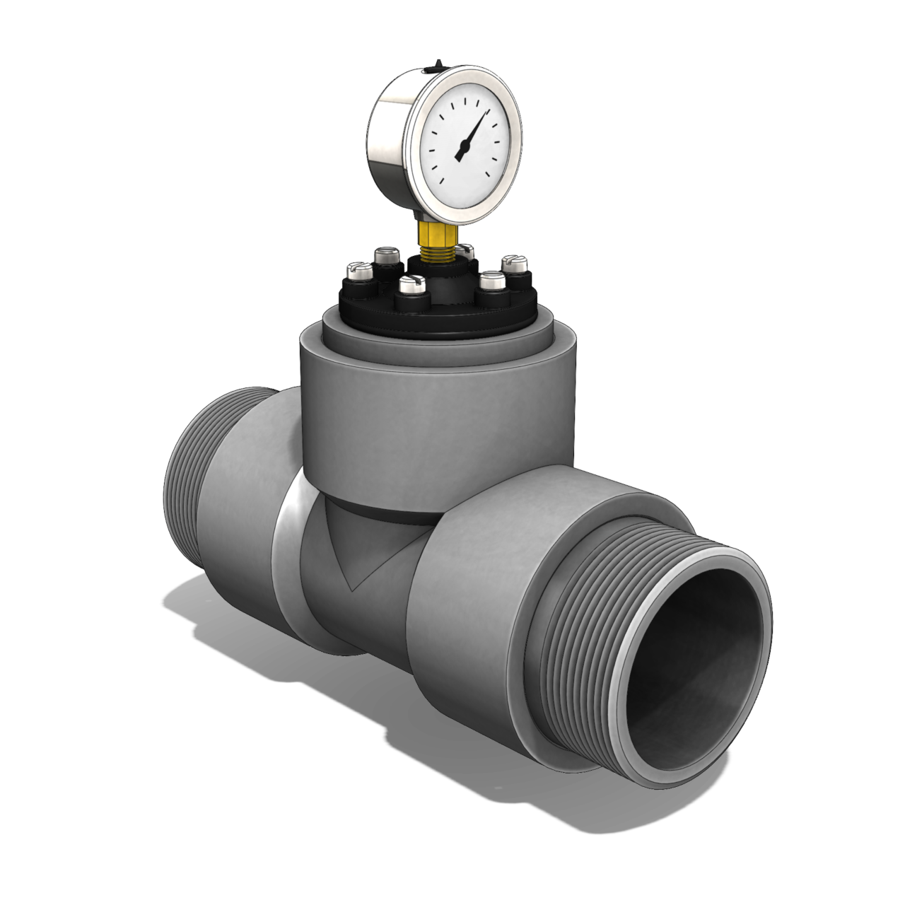 Serfilco CPVC EPDM In-Line Gauge Guard 99-1244