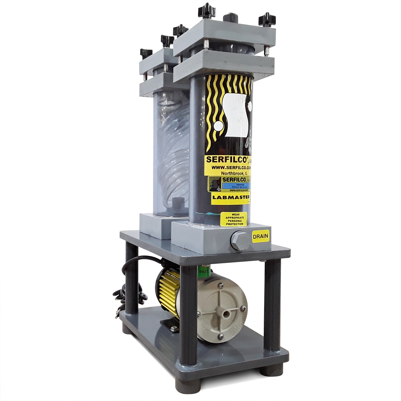 Serfilco PVC CLEAR EPDM Carbon System S-0385-B