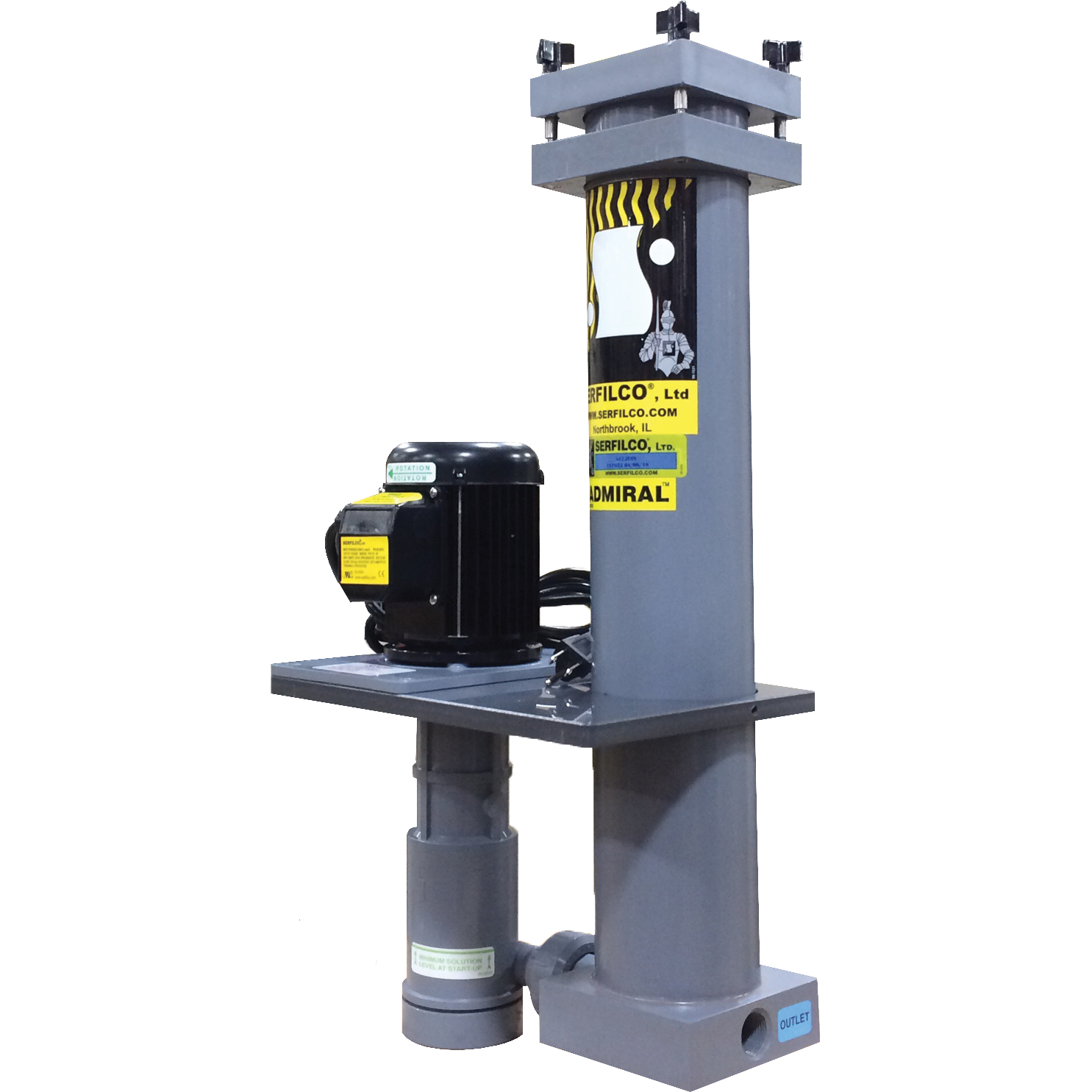 Serfilco CPVC FKM Admiral EOL S-CL2EOV