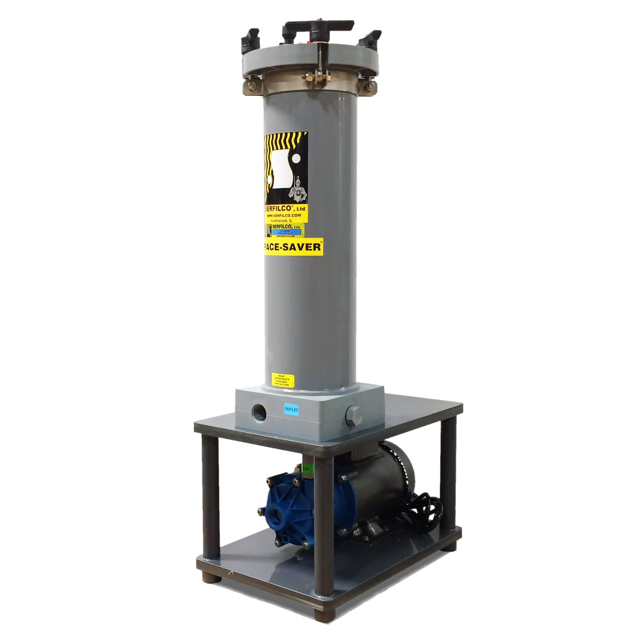 Serfilco CPVC EPDM Space-Saver SM S-CSJ6M105