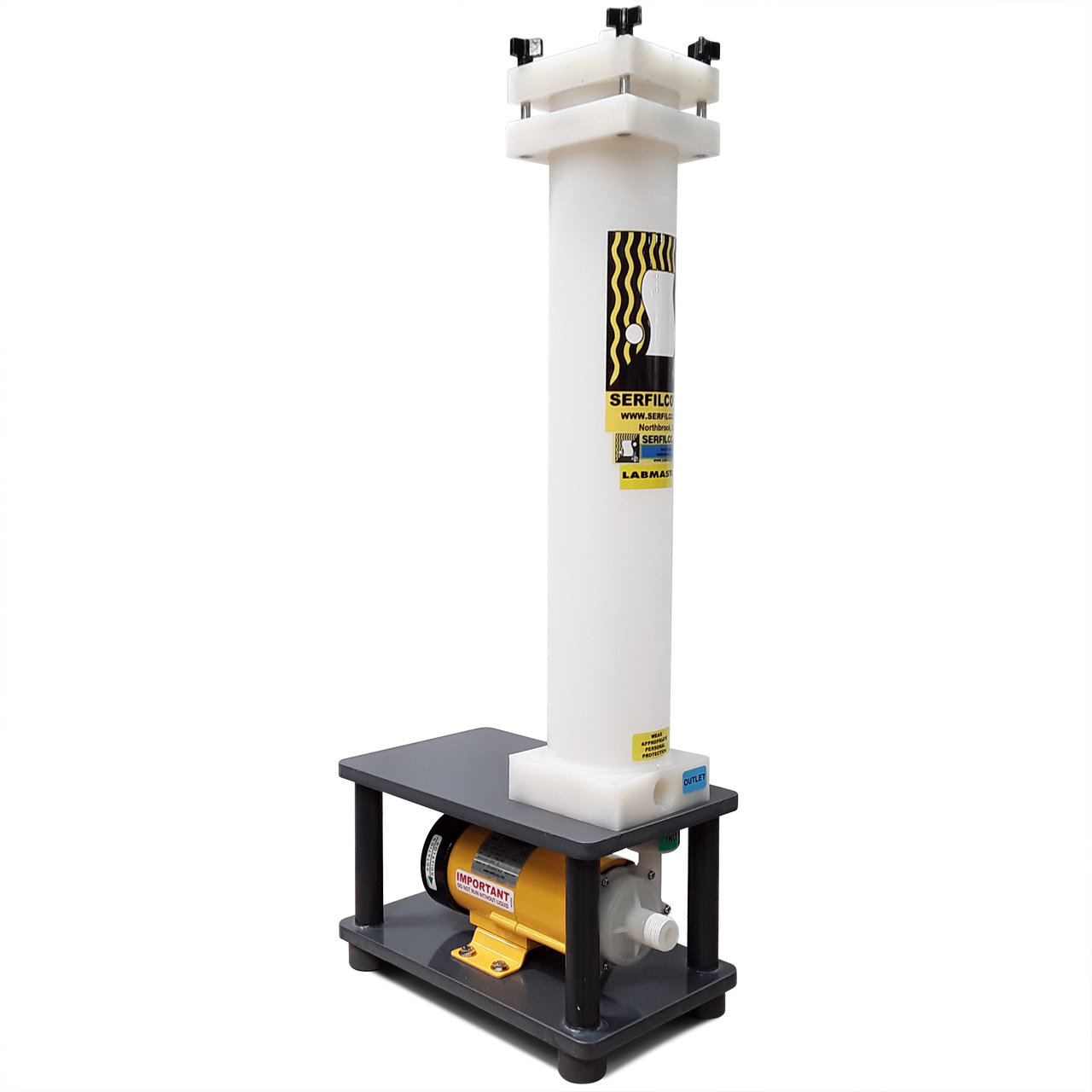 Serfilco PVDF FKM Labmaster LX S-KL2X100V