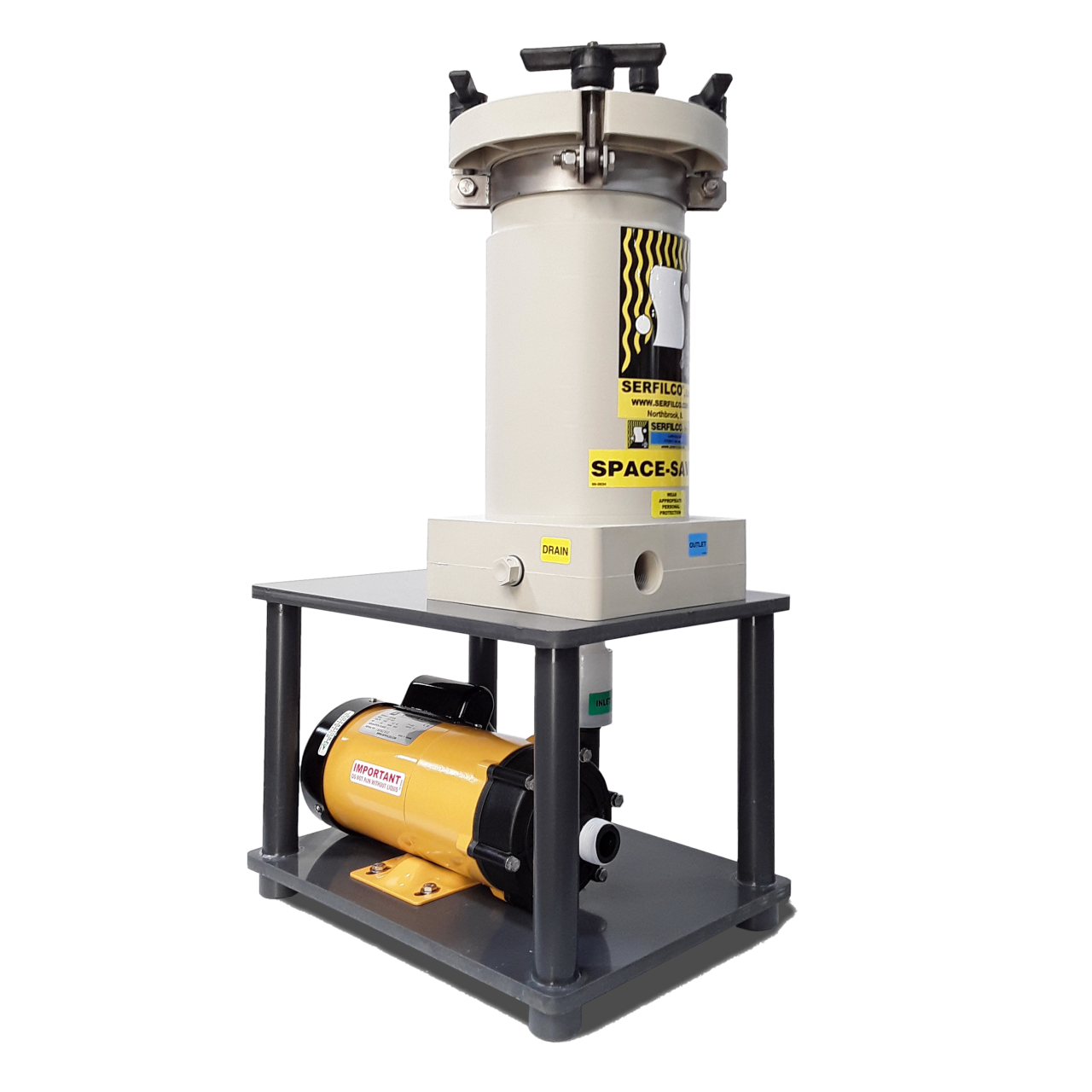 Serfilco PP EPDM Space-Saver SX S-PPS3X250