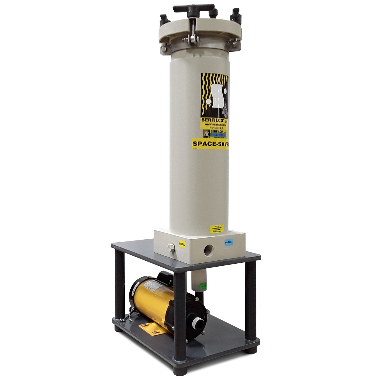 Serfilco PP FKM Space-Saver SX S-PPS6X250V